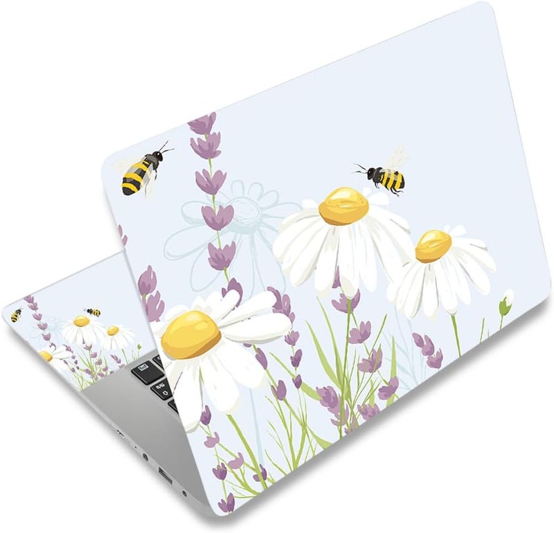 Laptop Skin Sticker Decal,12" 13" 13.3" 14" 15" 15.4" 15.6 inch Laptop Skin Sticker Cover Art Decal Protector Notebook PC (Bees Gather Honey)